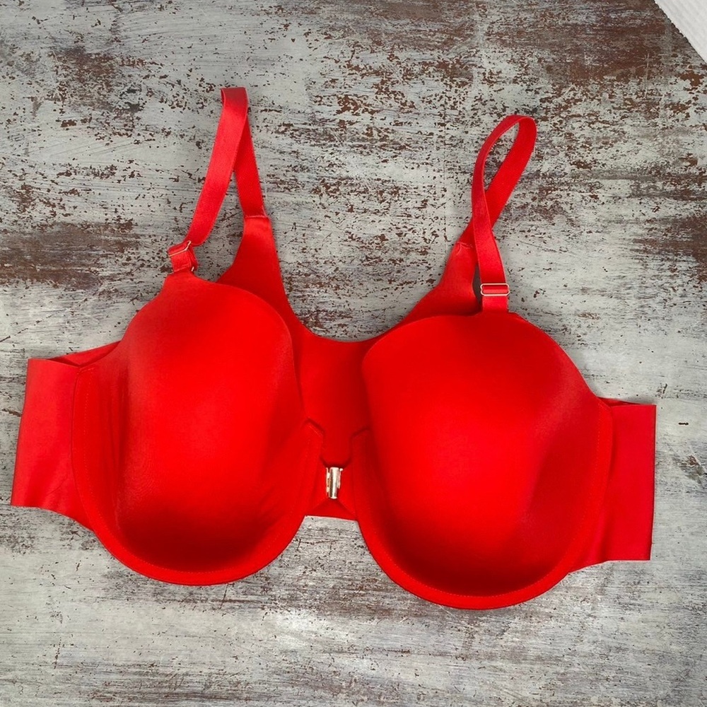 Soma Red Lined 360 Vanishing Perfect Coverage Bra 42C